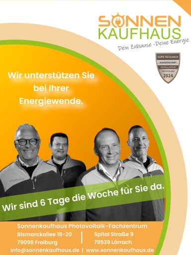 Das Sonnenkaufhaus Team ist 6 Tage die Woche für Sie im Einsatz