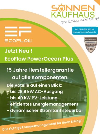 EcoFlow PowerOcean Plus Photovoltaiksystem