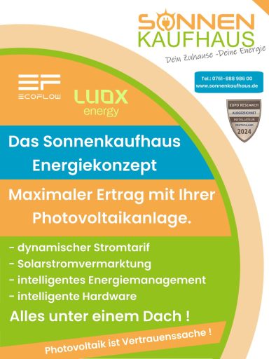 Das Sonnenkaufhaus Energiekonzept fuer maximalen Ertrag Ihrer PV-Anlage