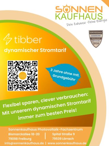 Tibber QR Code für den dynamischen Stromtarif