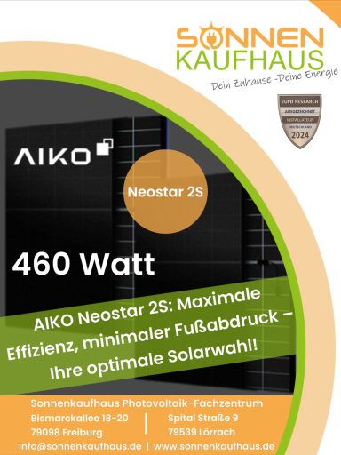 Aiko Neostar 2S Photovoltaikmodule mit 460 Watt