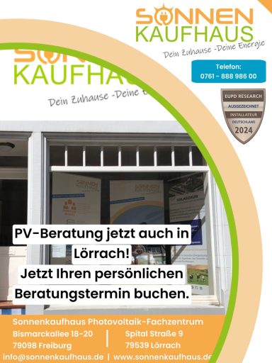 PV Beratung jetzt auch in Lörrach