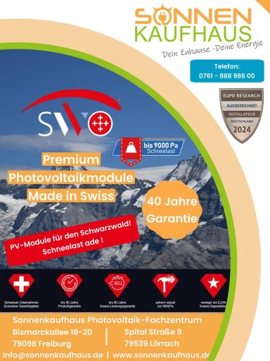 Swisswatt Onle Premium Photovoltaikmodule